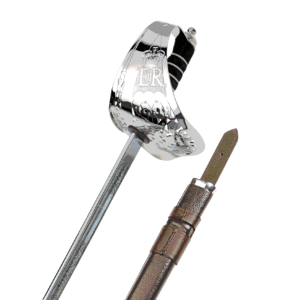Infantry-Officers-Sword-With-Brown-Leather-Scabbard-284×300
