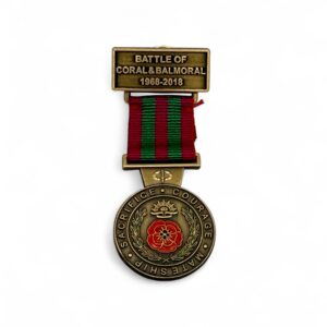 Battle of Coral & Balmoral Commemorative Medallion 50th Anniversary